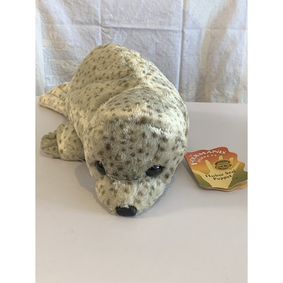 Folkmanis Harbor Seal Hand Puppet Brand New NWT - Picture 8 of 13
